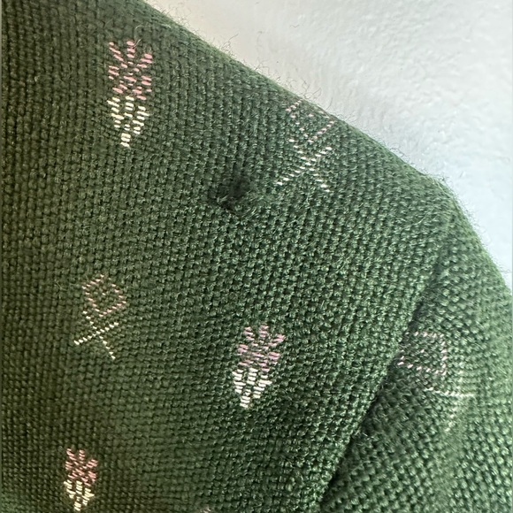 Anthropologie Madchen Wool Blend Forest Green Blazer Jacket Size Small - Picture 17 of 17